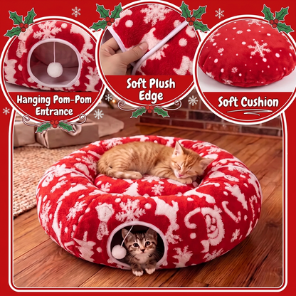 Christmas Tree Skirt & Cat Tunnel