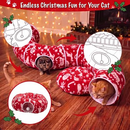 Christmas Tree Skirt & Cat Tunnel